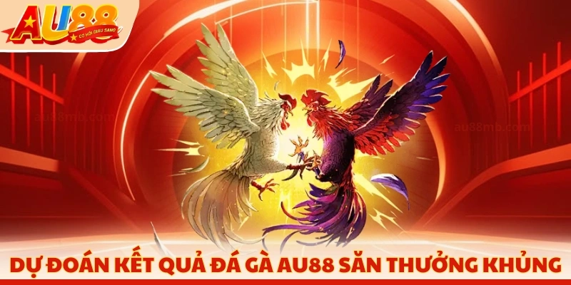Dự đoán kết quả đá gà AU88 săn thưởng khủng